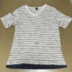 HERE'S STREET ストライプ Tシャツ L