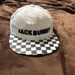 JACK BUNNY チェック柄キャップ