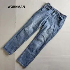【ワークマン】ストレートデニムパンツ　カジュアル　ストレッチ　履き心地良（L）