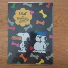 新品　オラフ　スヌーピー　アンディ＆オラフ　クリアファイル