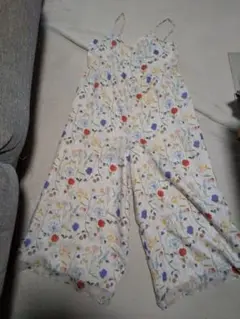 タイムセール 花柄サロペット