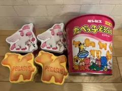 たべっ子どうぶつ　THE MOVIE ペガサス　缶　中身付き　5缶　ピンク