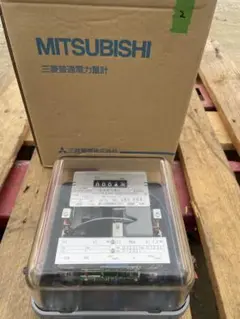 ②M3LHM-K11　普通電力量計(誘導形) 管理用計器 三相4線式 三菱電機