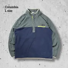 US輸入Columbiaコロンビア スナップT フリースジャケットL