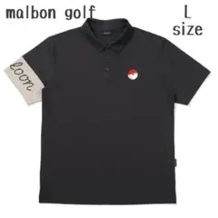 新品 タグ付 即購入OK Malbon マルボン ゴルフ メンズ Lサイズ BK