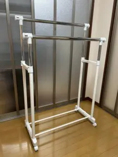 可動式ハンガーラック ホワイト　値下