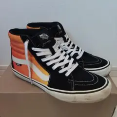 Vans Sk8-Hi Pro ブラック/オレンジ ハイカット 29cm