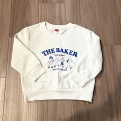 ホワイト薄手プルオーバー100