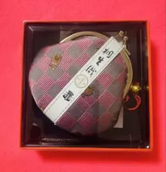 ぐんまちゃん 刺繍 小銭入れ 桐生織 絹織物