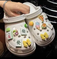 最終セール❤️クロックス用ジビッツ　麻雀セット（crocs靴含まれてない）①