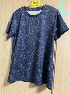 Tシャツ　サイズＬ　花柄　アルペン　ブラック　半袖　ｉｃｏｏｌ