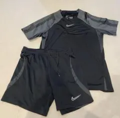 NIKEトレーニングウェア 黒 上下セット ナイキ サッカー 上下Lサイズ