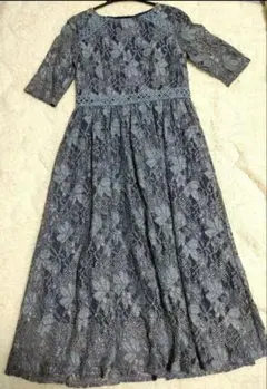 メルローズ MELROSE 総レース ドレス フリーサイズ パーティードレス