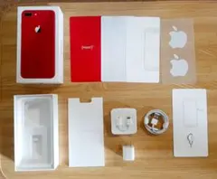 iPhone 8 Plus (PRODUCT)RED空箱& 純正品付属品付き