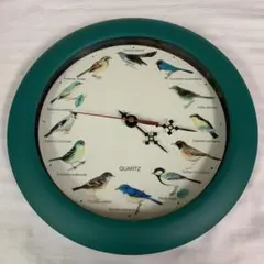 S)QUARTZ 鳥 鳥の鳴き声　時計　壁掛け