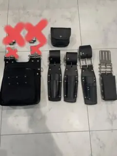 ニックス 腰道具セット KNICKS 黒革