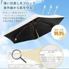 折りたたみ傘 コンパクト 軽量日傘 UVカット99% 晴雨兼用 携帯便利