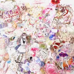 ♡NO.12 断捨離 海外マステ 600枚 petテープ フレーク ♡
