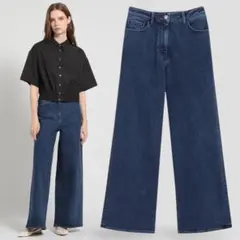 theory luxe 24AW Dino Denim Cala ワイドデニム