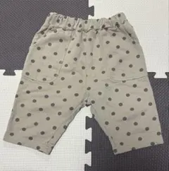 ペアマノン ドット柄 7分丈パンツ 100