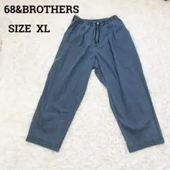 68&BROTHERS♦︎美品　大きいサイズ　2タックイージーパンツ　デニム　XL