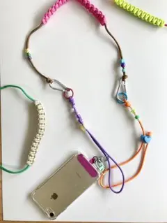 ビーズスマホショルダー