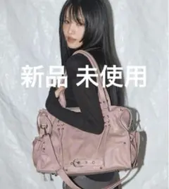nastyfancyclub レザーバッグ（ベイビーピンク）
