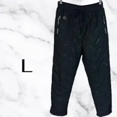 極美品✨スポーツボアパンツ　テーパード　裏起毛　スウェット　ウエストゴム　L