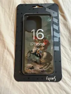 ikins iPhone 16 Pro ケース ナポレオン サンベルナール峠