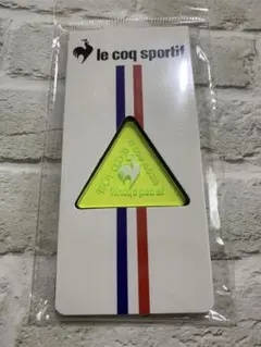 新品le coq sportif◆グッズ◆トライアングルモチーフマーカー◆ライム