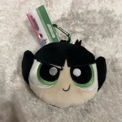 パワーパフガールズ バターカップ カラビナ　ぬいぐるみ　ファスナーマスコット