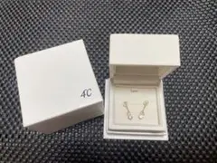 4°C ピンクゴールド K10 ピアス
