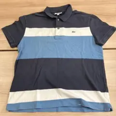 Lacoste ストライプ ポロシャツ