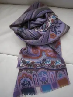 エトロ 大判 カシミヤ シルク ストール スカーフ ショール カシミア