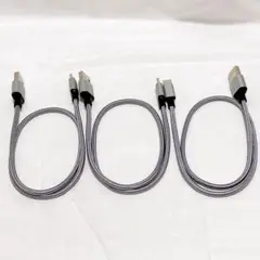 SUAGUY USB-A to USB-Cケーブル 0.5m 3本セット