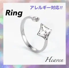 G・冬コーデ✨ステンレス✨シルバー✨クローバーシリーズ✨リング❤️複数購入割引有❤️