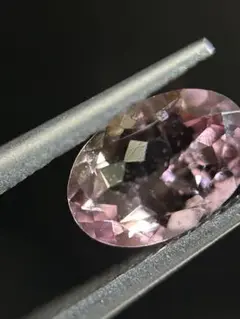 バイカラートルマリン 0.485ct ピンク×グリーン オーバル 6×4