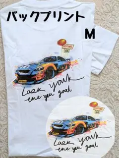 スポーツカーグラフィックバック Tシャツ∥メンズ M新品最終値下げ