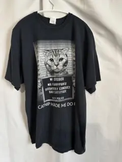 フルーツオブザルーム猫の mugshot デザイン Tシャツ黒　2XLサイズ