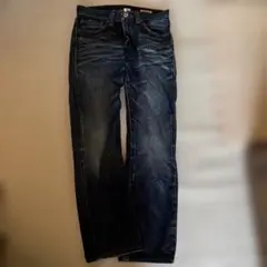 LEVI'S PREMIUM ダークブルー ストレートジーンズ