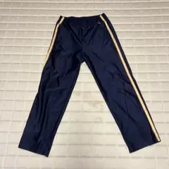 Champion ネイビー サイドストライプ ジャージパンツ L