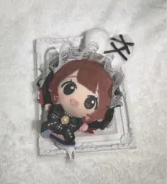 ちびぐるみ ぬい服 10cm ヘッドドレス スタイ ホワイト うさぎ ᙏ̤̫͚