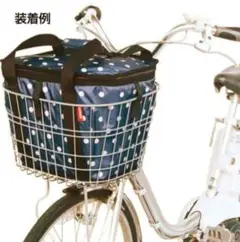 MARUTO(マルト) 前用サイクルサーモバッグ COL-01 水玉/紺