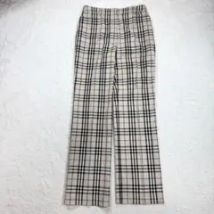 美品 バーバリーロンドン パンツ ノバチェック 総柄 レディース 38 M