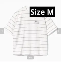 PANEL BORDER S/S T-SHIRT (WHITE) size M