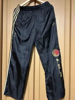 日本空手協会JKA ナイロンパンツ 黒　メンズＬサイズ✳︎used✳︎adidas