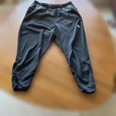 adidas 黒パンツ ウエストゴム ポケット付き
