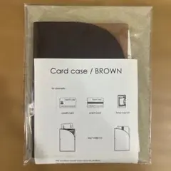 SWELL ブラウン カードケース SW-322-BR