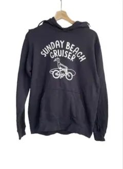 SUNDAY BEACH CRUISER 自転車プリントパーカー L