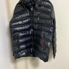 adidas ブラック ダウンジャケット フード付きXO.NR.NC.